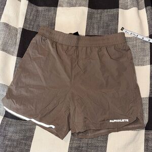 Alphalete Men's Athletic Shorts - Brown